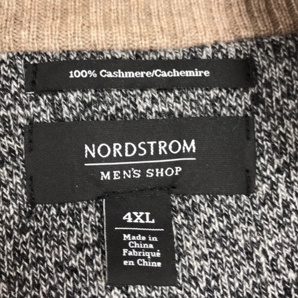 NORDSTROM MEN'S SHOP Regular Fit Cashmere Quarter - Picture 5 of 7